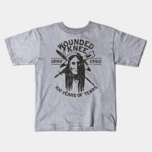 Wounded Knee 1890 - 1990 Kids T-Shirt